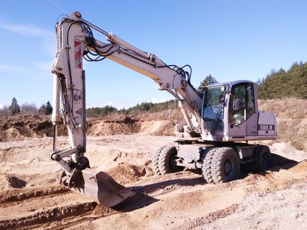 Mobilus ekskavatorius TEREX-ATLAS